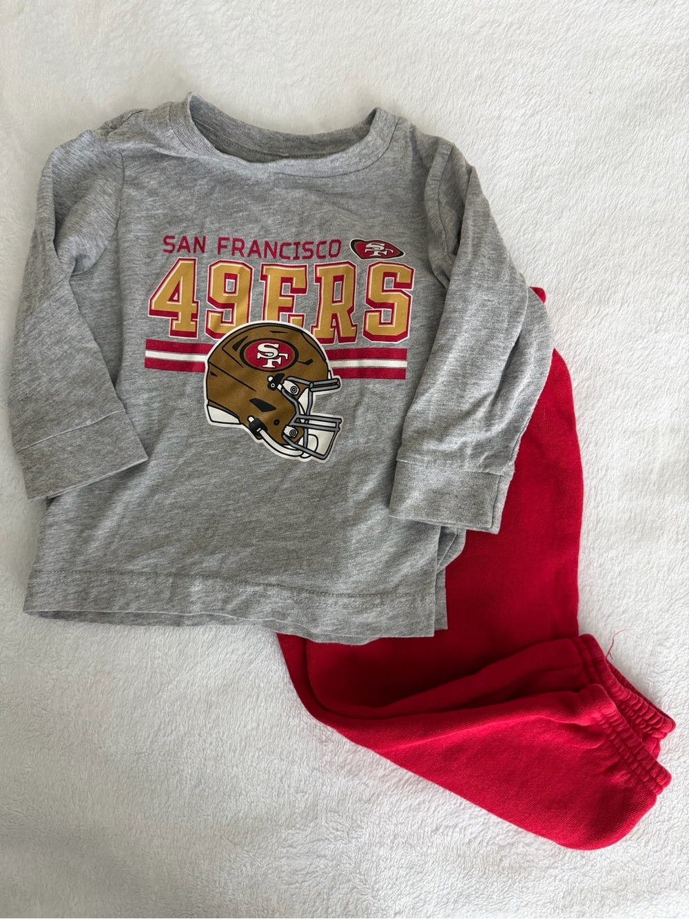 Toddler San Francisco 49ers Long-Sleeve Shirt Set